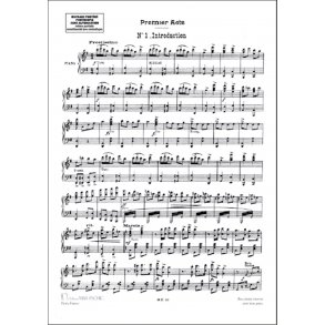 Veuve Joyeuse (Vedova Allegra) Chant-Piano (Fr)